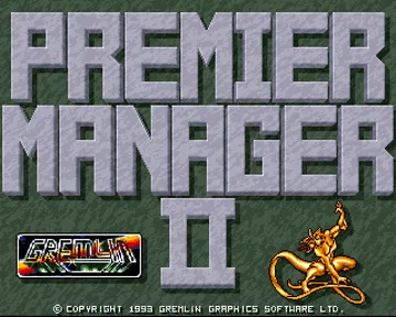 Premier Manager 2_Disk1 screen shot title